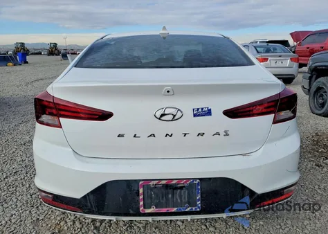 2019 Hyundai Elantra Sel z USA, uszkodzony, nr VIN 5NPD84LF2KH432063